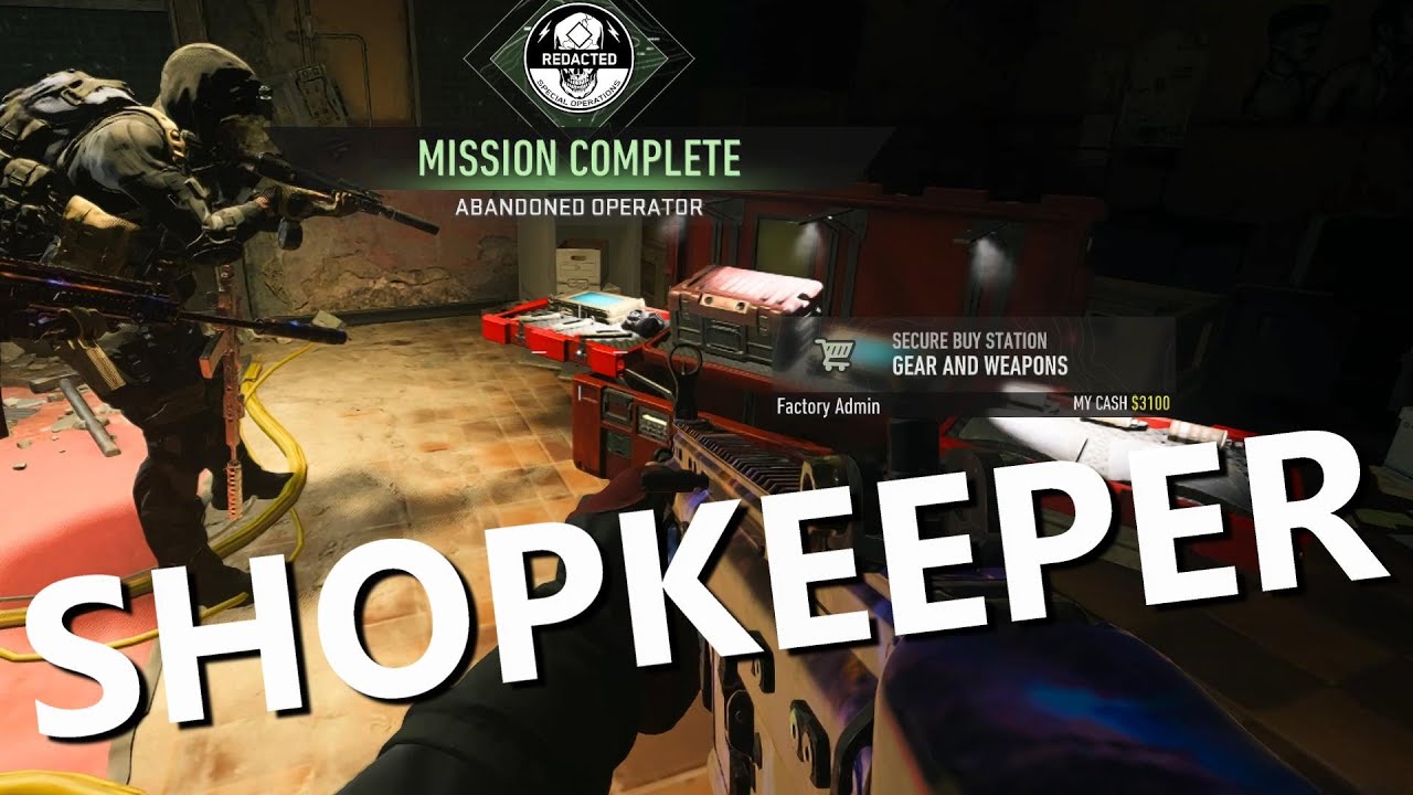 ABANDAND OPERATOR Redacted Tier 4 (How to find the Shopkeeper in the