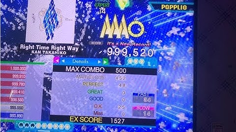 [DDR] Right Time Right Way ESP 999,520 (14 PFC #41)