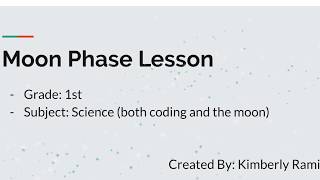 Moon Phases Scratch Project Instructions
