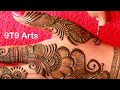 Simple mehndi design for wedding l stylish front hand mehndi  shaded mehndi designs   