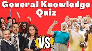 Who is Smarter  Under 50s or Over 50s? | General Knowledge Quiz Challenge