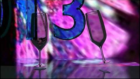 Champagne Glass New Year Project