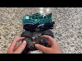 DYODYORC Remote Control Car, 2.4Ghz All Terrain Dinosaur Monster Truck Toys, RC Truck with Music, 3