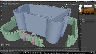 making a castle in blender 2 8 tutorial part 4