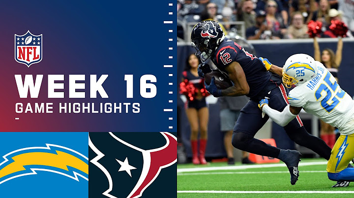 Chargers vs. Texans Week 16 Highlights | NFL 2021