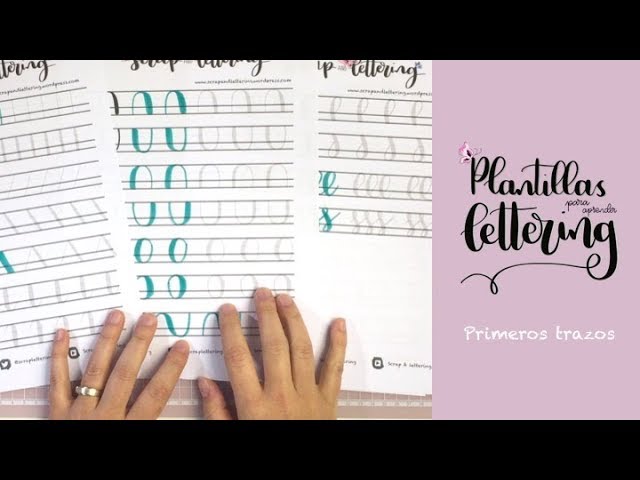 Aprende lettering. Con fichas de caligrafías y plantillas (Tapa dura) ·  Manualidades por Material · El Corte Inglés