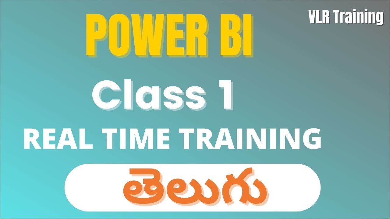 PowerBi  Class 01 by Narendra sir 07th Feb 2022 contact 9059868766