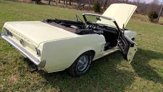 1967 Ford Mustang C Code Conv. walk around 1967 Ford Mustang C Code