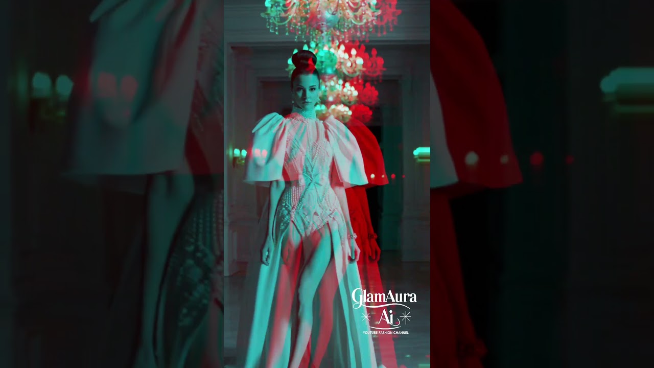 Regal Elegance ✨ | Avant-Garde Runway in a Palace Hallway