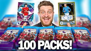 Opening 100 PACKS of Topps Flagship Premier League! (INSANE HITS!)