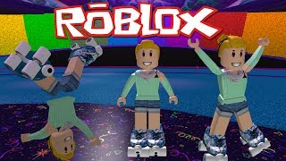 Roller Skating In Roblox With An Arcade And Obby Too Roblox Skating Rink