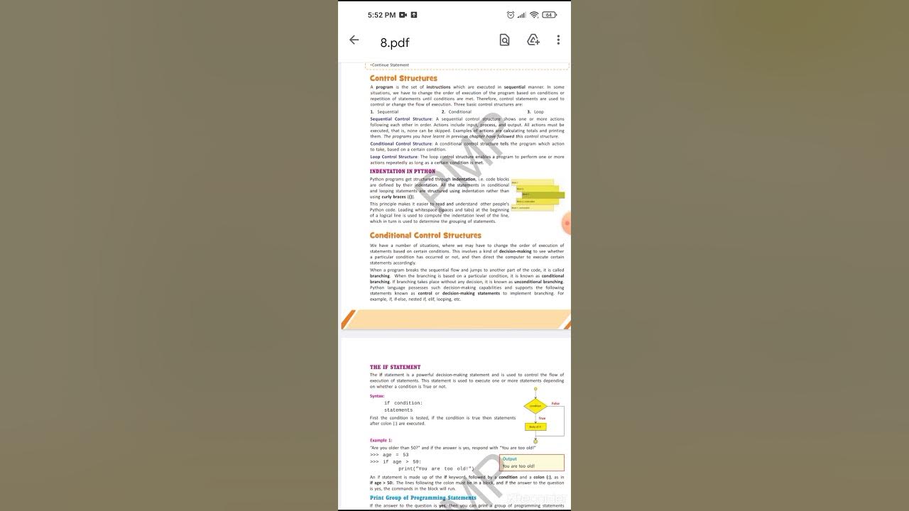 Class VIII Computers Ch -10 Python (Control structures) - YouTube