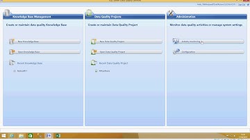 SQL Data Quality Services 13 Monitor Activity