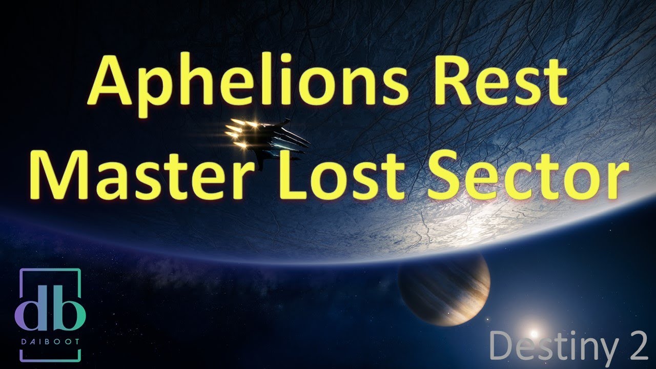 Destiny 2 Master Lost Sector Aphelions Rest - Exotic Chest Armor