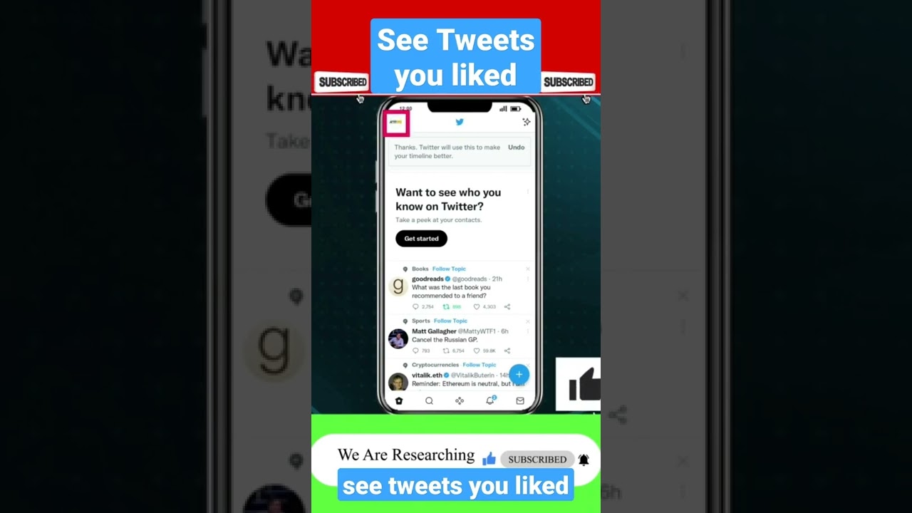 See Tweets you liked #shorts #twitter 1