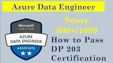 How to Pass Azure Data Engineer Certification | DP 203