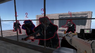 10,000 HOUR SNOWBALL LED TO A 2v8 RAID DEFENSE - RUST