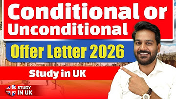 Get Conditional or Unconditional Offer Letter for UK January 2026 intake | Study in UK
