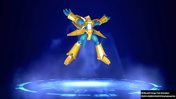 DIGIMON STORY CYBER SLEUTH Veemon Armor Digivolve to Magnamon