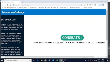 RPA Challenge - Dynamic Web Page - Anchor part-1