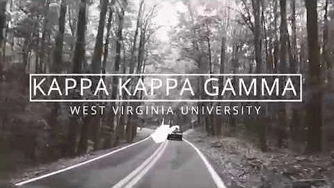 Kappa Kappa Gamma || West Virginia University - Recruitment Video 2018