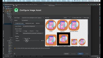 Android Studio Configure Image Asset for Android App Icon (Flutter and React Native)