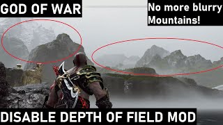 God of War PC - Disable Depth of Field 