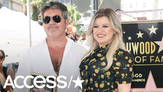 Kelly Clarkson Honors Simon Cowell At His Hollywood Walk Of Fame Ceremony