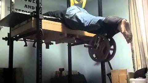 Rack Mount and Adjustable front and back height Reverse Hyper