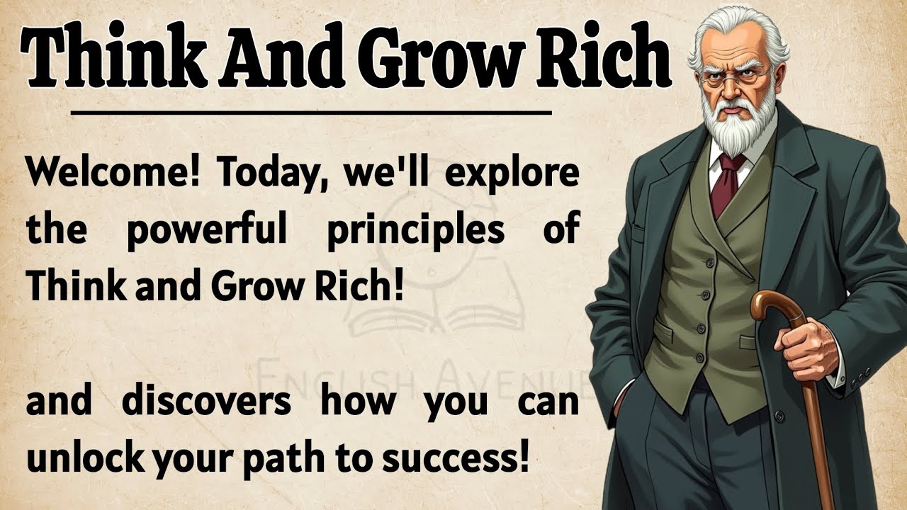 Outline Video Think And Grow Rich - Unlock Your Success🔥 ||English Speaking Practice ✅ || Graded Reader
