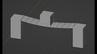 Create A Simple Physics Based Bridge - Blender