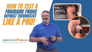 How To Test A Frigidaire Refrigerator Defrost Thermostat by AppliancePartsPros 530 views 4 weeks ago 2 minutes, 53 seconds