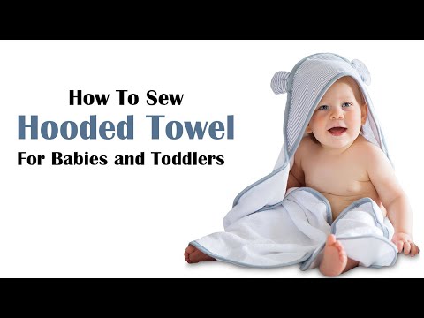 Video: Håndklæde Med Et Hjørne Til Nyfødte (26 Billeder): Hvordan Sys Et Babyhåndklæde Til Badning Af En Baby Med Egne Hænder?