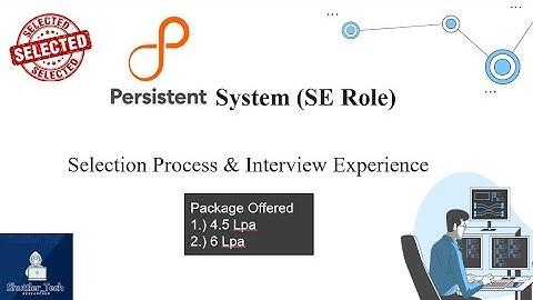 Persistent Systems #Interview Experience & #Hiring #Process