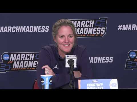 UNC women's basketball press conference with Courtney Banghart, Alyssa Ustby and Deja Kelly