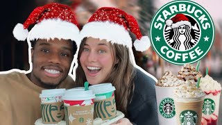 STARBUCKS NEW HOLIDAY DRINKS//HONEST REVIEW