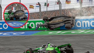 F1 2024 REALISTIC CRASHES 💥 #3 - 2024 mod