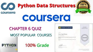 Coursera: Python Data Structures Chapter 6 QUIZ answers