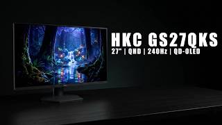 HKC GS27QKS | 27' QHD 240Hz OLED Gaming Monitor |  Unbox & Feature Overview