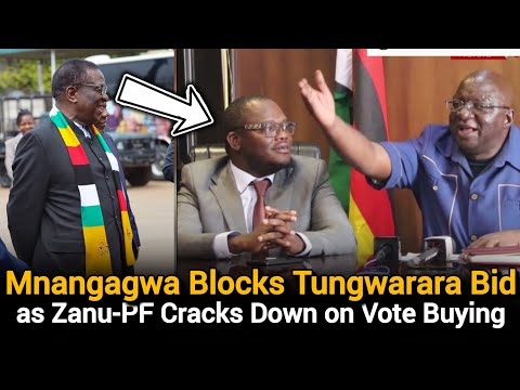 Chotsvuka KuZanu PF Mnangagwa Blocks Tungwarara Bid As Zanu PF Cracks Down On Vote Buying
