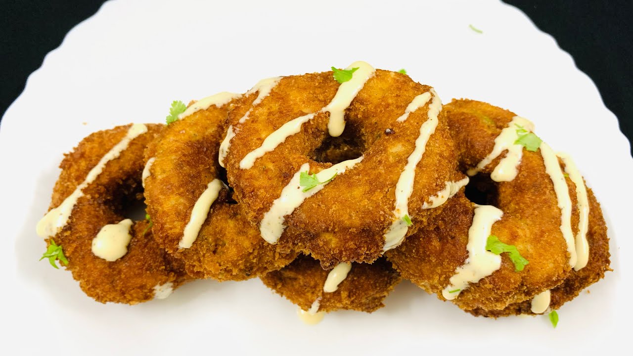 Chicken Donuts | Quick and Easy Ramadan Recipe |  Make and Freeze Chicken Donuts