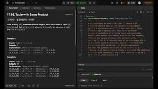 [ LeetCode ] Tuple with Same Product | Python