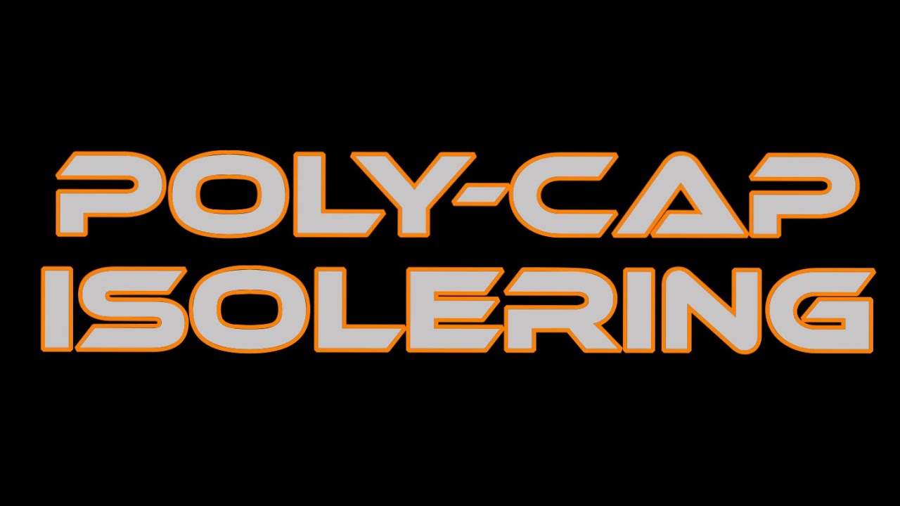 Poly-cap isolering Alt indenfor teknisk isolering