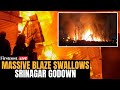 Srinagar Fire LIVE: Massive Fire Erupts at Carpet and Furnishing Warehouse in Srinagar | Tengpora