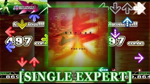【DDR X2】 FIRE FIRE [SINGLE EXPERT] 譜面確認＋クラップ