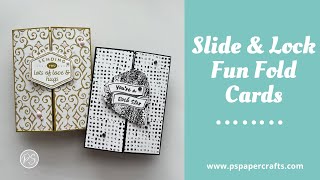 Easy Slide & Lock Fun Fold Cards
These Slide & Lock cards are so fun to open. Just slide up the sentiment piece and you have a cool gate fold style card. One card is more feminine with the Poetic Expressions Designer Series Paper and the other is a great masculine card with the Rock & Roll Designer Series Paper.
You can get a Project Sheet with the measurements and instructions along with pictures on my Blog and shop for these products on my Online Store - links below.
LINK TO PROJECT SHEET:
https://s3-us-west-2.amazonaws.com/mystampinblog/Users/0c40565a-25b3-44e8-a0d2-08ab1bf42b6a/Supplies/1abc2417-3f02-4f63-b9bd-35694771ec32.pdf?v=1707507532358
LINK TO ONLINE STORE:
https://www.stampinup.com/ECWeb/default.aspx?dbwsdemoid=2173510
LINK TO BLOG POST:
https://www.pspapercrafts.com/blog/2024/2/9/slide-amp-lock-fun-fold-cards
SIGN UP TO RECEIVE EMAILS FROM ME:
https://us15.list-manage.com/subscribe?u=e6e6ec073fee16651c7417335&id=fec0e0a1d5
LINK TO PURCHASE TUTORIALS:
https://www.pspapercrafts.com/tutorials
SOCIAL LINKS:
FACEBOOK: https://www.facebook.com/pspapercrafts
PINTEREST: https://www.pinterest.com/pattidolan44/
INSTAGRAM: http://instagram.com/pspapercrafts
#cardmaking #pspapercrafts #handmadecards #stampinup #papercraft #stamping Easy Slide & Lock Fun Fold Cards