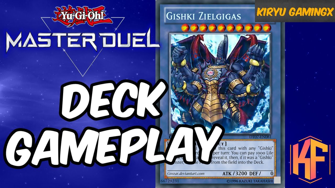 Yu-Gi-Oh Master Duel: Gishki Deck Gameplay!