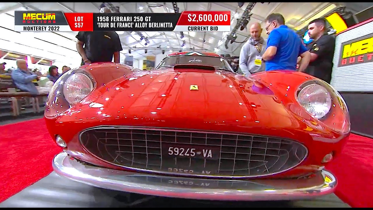 SOLD for $2.6 Million // 1958 Ferrari 250 GT 'Tour De France' Alloy Berlinetta // Mecum Monterey '22