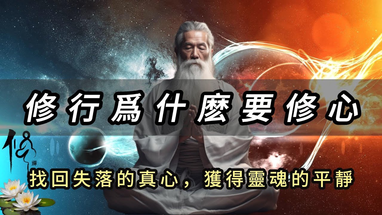 修行为什么要修心?修心的要诀是什么?通过这个分享,你将知道如何找回失落的真心,并获得内心的平静。#智慧法则 - YouTube