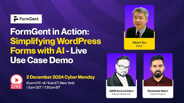 FormGent Early Bird Lifetime Deal ~ WordPress AI Form Builder Live Use Case Demo